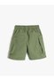 Cargo Shorts Tie Waist Side Pockets Cotton - 2
