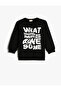 Printed Sweatshirt Licensed Raised Long Sleeve Crew Neck Printed Cotton