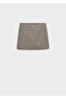 Houndstooth patterned mini skirt - 3