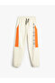 Jogger Sweatpants Pocket Tied Waist Color Contrast - 3