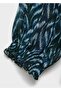 Patterned Short Dress - 8