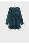 Patterned Short Dress - 3