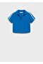 Contrast Stripe Cotton Polo T-Shirt - 3
