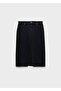Midi Denim Skirt - 3