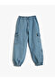 Cargo Jogger Jeans Cotton Flap Pocket Detailed - 2