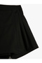 Shorts Skirt Double Breasted Elastic Waist Viscose Fabric - 3