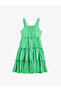 Strap Dress Square Neck Textured Layers - 2