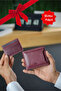 Lisbon Crazy Burgundy Genuine Leather Wallet
