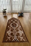 Digital Printed Non-Slip Base Washable Dowry Gift Prayer Mat Prayer Rug - 3