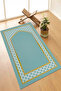 Digital Printed Non-Slip Base Washable Dowry Gift Prayer Mat Prayer Rug - 8