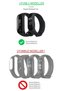 Silicone Flexible Colorful Cord Compatible with Xiaomi Mi Band 3 and Mi Band 4 - 7