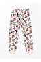 Lcw Kids Pink Crew Neck Mickey Mouse Printed Girls' Pajama Set Cent Trade - 5