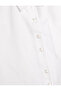 Basic Shirt Long Sleeve Button Closure Ruffle Detail - 4
