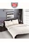 Prestige Ecru Deluxe Satin Double Duvet Cover Set - 3