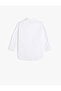 Oversize Shirt Single Pocket Long Sleeve Cotton - 2