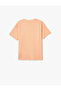 T-Shirt Short Sleeve Skateboard Printed Crew Neck Textured Cotton - 2