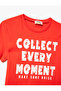 Cotton Short Sleeve T-Shirt - Crew Neck, Slogan Printed - 3