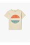 T-Shirt Summer Themed Short Sleeve Crew Neck Cotton