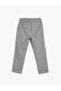 Linen Trousers Tie Waist Pocket - 4