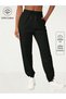 Women's 2-Piece Black-Gray Loose Jogger Sweatpants Er0085 - 8