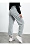 Women's 2-Piece Black-Gray Loose Jogger Sweatpants Er0085 - 3