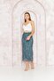Women's Khaki Lined Tulle Skirt Dm2037 - 5