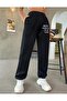 Women's Black High-Waist Jogger Pants