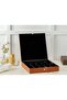Navy Blue 12 Compartment Accessory Set - Clock Box Adebl-02 - 3