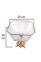 Krn290 Gold Detail Salade Bowl with Metal Legs - 3