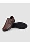 100% Genuine Leather Brown Men's Casual Shoes - 4