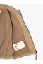 Inflatable Vest Hooded Fleece Lined with Flap Pocket Detail - 4