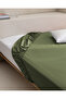 Manon Single 100% Cotton Ranforce Fitted Sheet - Khaki