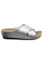 ® |   Nyx Women's Silver Comfortable Orthopedic Comfort Anatomical Light Sole Home Slippers and Daily Slippers