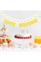 Bal10 Yellow Happy Birthday Banner and 12-Piece Daisy Eva Set - 2