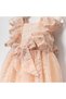 Sandy Bow Ruffled Lace Girl's Dress 2-3-4-5 Years - 6
