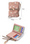 Quality Soft Leather Floral Pattern Small Cute Wallets - 2