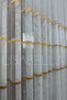 Aurora Sparkle Gold Tulle Curtain (1/3 Close Pleated) - 2