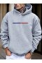 Unisex Hooded Printed Sweatshirt