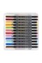 Fineliner Pen 24 Colors Plastic Box 0.4mm Felt Tip Pen 1 Pack Fineliner 6500Hp 0.4mm Felt - 4