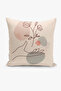 Set of 4 Cushion Cover Set, Reversible Digital Print - 2