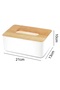 Wooden Lid Napkin Holder Organizer Z Napkin Holder - 3