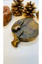 Handmade Brass Clip on Alicrylic Earrings