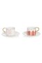 Lcw Home Yellow Christmas Themed Porcelain Coffee Cup Set 90 ml - 5