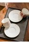 Lcw Home Yellow Christmas Themed Porcelain Coffee Cup Set 90 ml - 4
