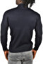 Men's Dark Navy Half Turtleneck Non-Pilling Thin Knitwear Sweater 2505502 - 5