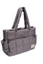 Nuggıta Women's Bag - Rettangolo Speciale - Waterproof Puffer Bag - Slate Gray - 3