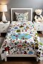 Fairy Tale Patterned Single Baby Child Pique Set