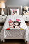 Kuromi and My Melody Colorful Hearts Patterned Single Baby Kids Pique Set