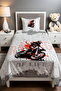 Red Motor Racer Patterned Single Baby Child Pique Set