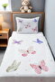 Polka Dot Butterfly Dream Patterned Single Baby Child Pique Set - 2